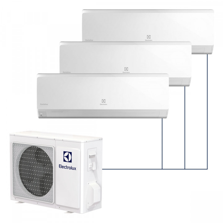 Настенная мульти-сплит-система Electrolux Portofino на 3 комнаты