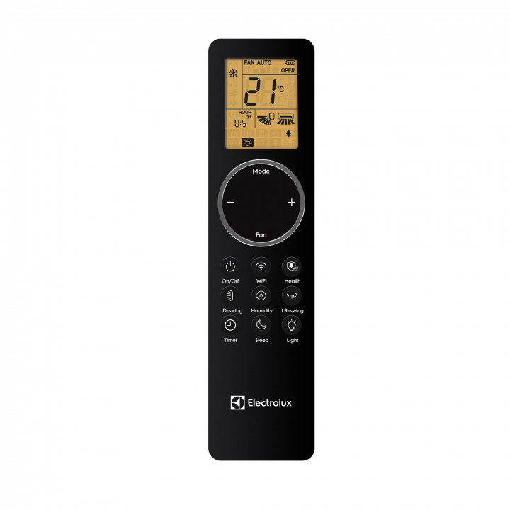 Настенный кондиционер черного цвета Electrolux EACS/I-24HEN-BLACK/N8