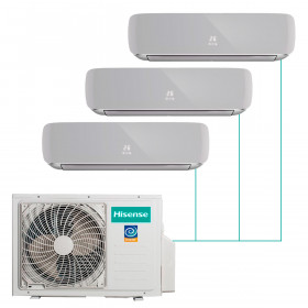 Hisense Silver FM DC Inverter на 3 комнаты