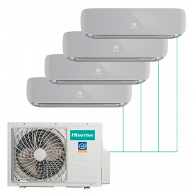 Hisense Silver FM DC Inverter на 4 комнаты