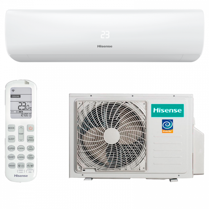 Инверторный настенный кондиционер Hisense AS-13UW4RYRKB04 Wi-Fi