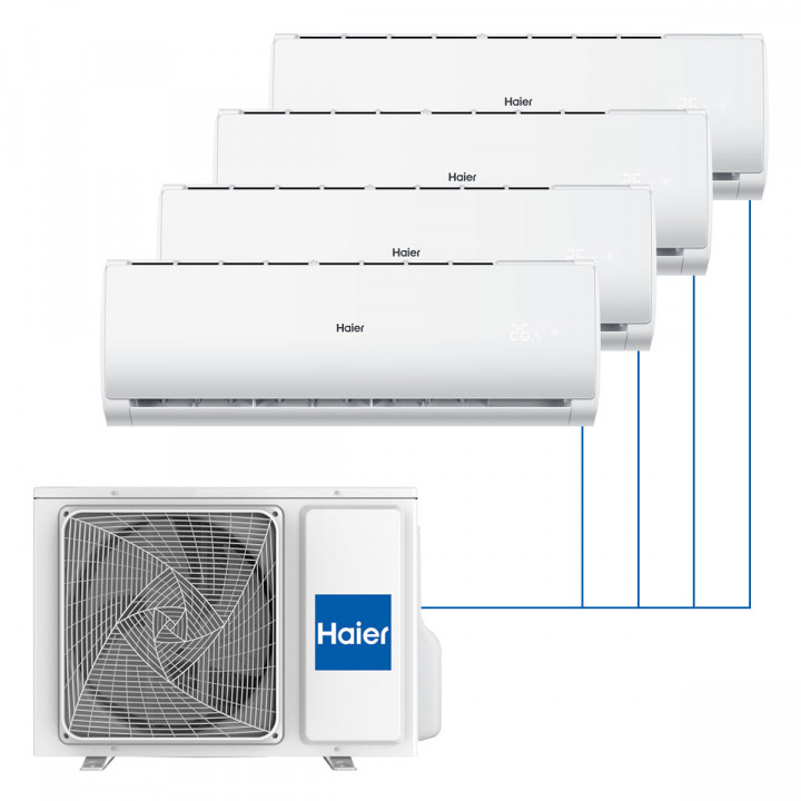 Настенная мульти-сплит-система Haier Leader на 4 комнаты