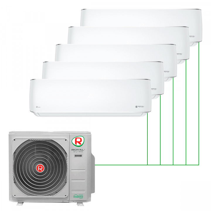 Настенная мульти-сплит-система Royal Clima Prestigio на 5 комнат